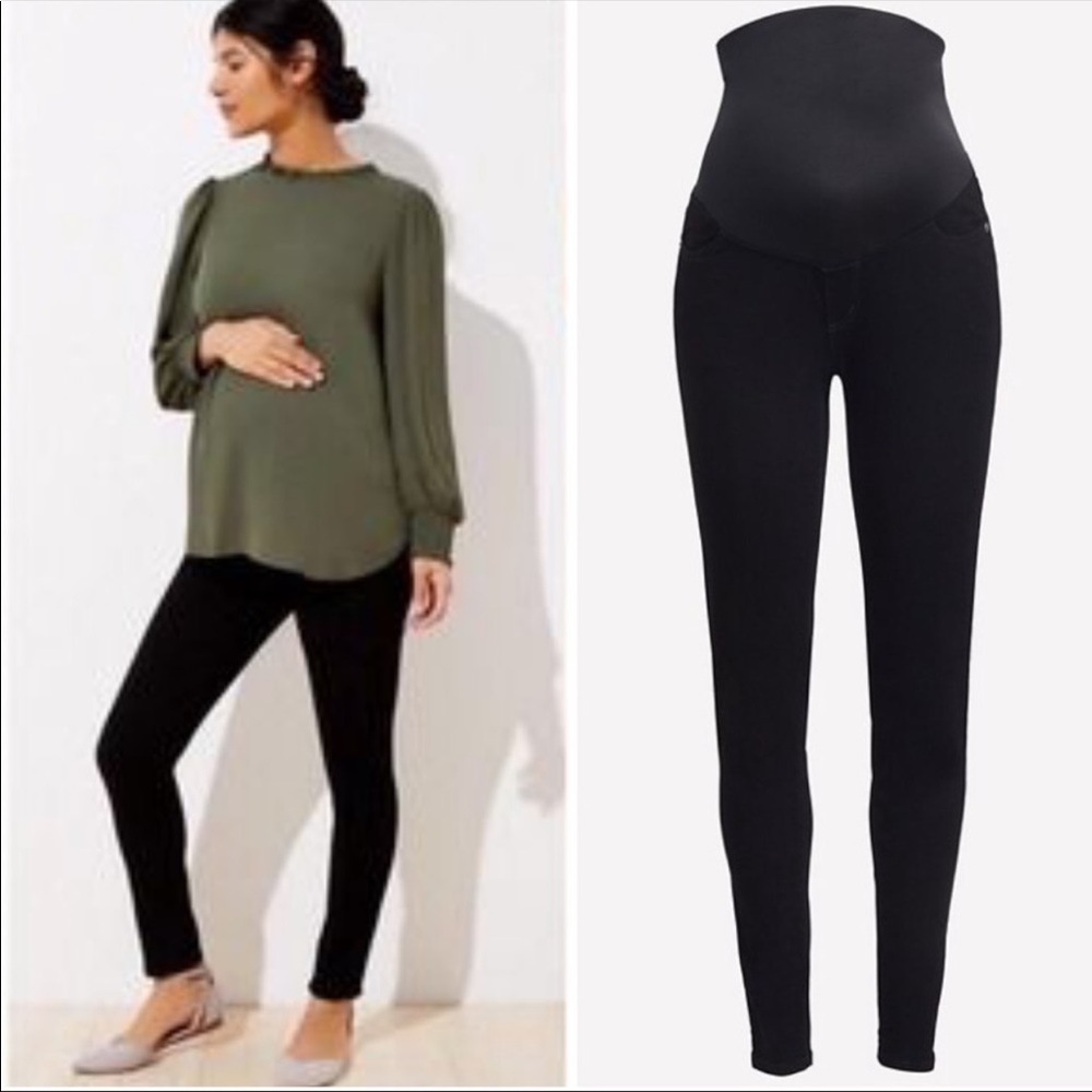 Loft Black Maternity Jeans